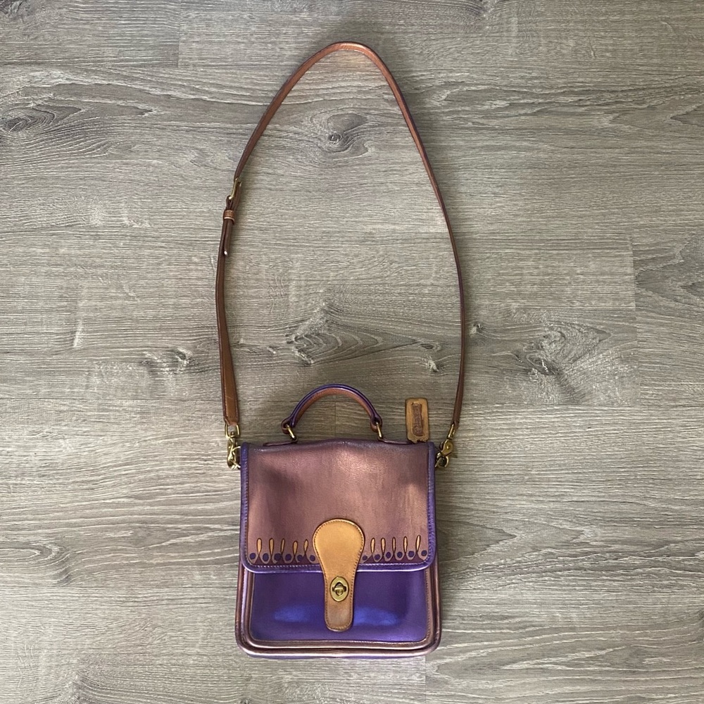 COACH | Custom Hand Painted Leather Purse